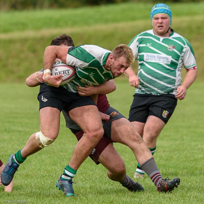 Josh Thomas - another solid game in the centre for the Borderers